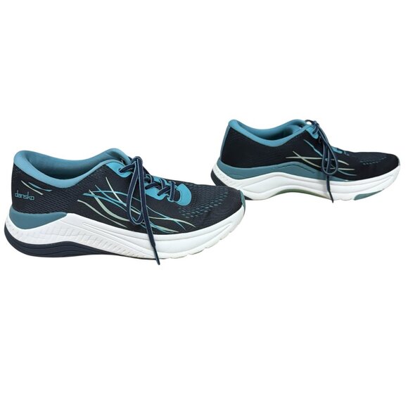 Dansko Pace Navy Mesh Lace Up Athletic Oxford Women's Sneakers size 38 / 7.5 - Picture 1 of 10